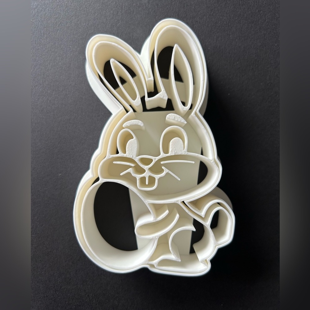 Easter Bonnie cookie cutter and stamp
